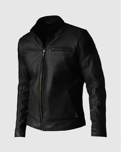 Exclusive Black Leather Biker Jacket