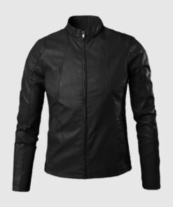 Black Viper Men's Leather Biker Jacket